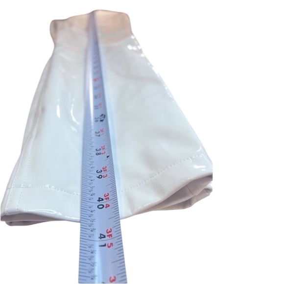 Commando High Shine Faux Patent Leather Women’s , White, Size Small, NWT - Picture 8 of 16